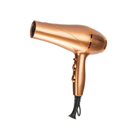 LEV GlamDry Hair Dryer - Rose Gold