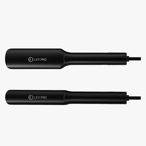 LEV PRO Titanium Platinum Black Hair Straightener - 1.75 inches