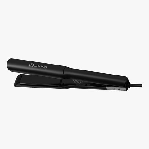 LEV PRO Titanium Platinum Black Hair Straightener - 1.25 inches